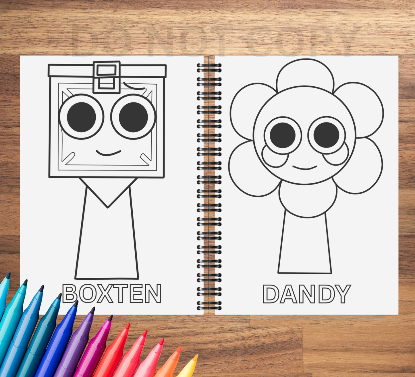 Sprunki Colouring Book