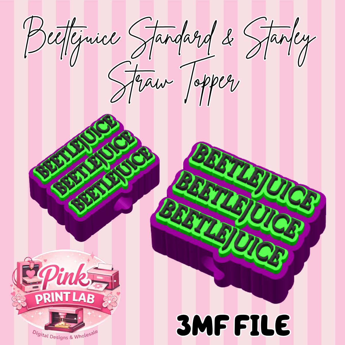 Beetle Standard & Stanley Straw toppers (DIGITAL FILES ONLY)