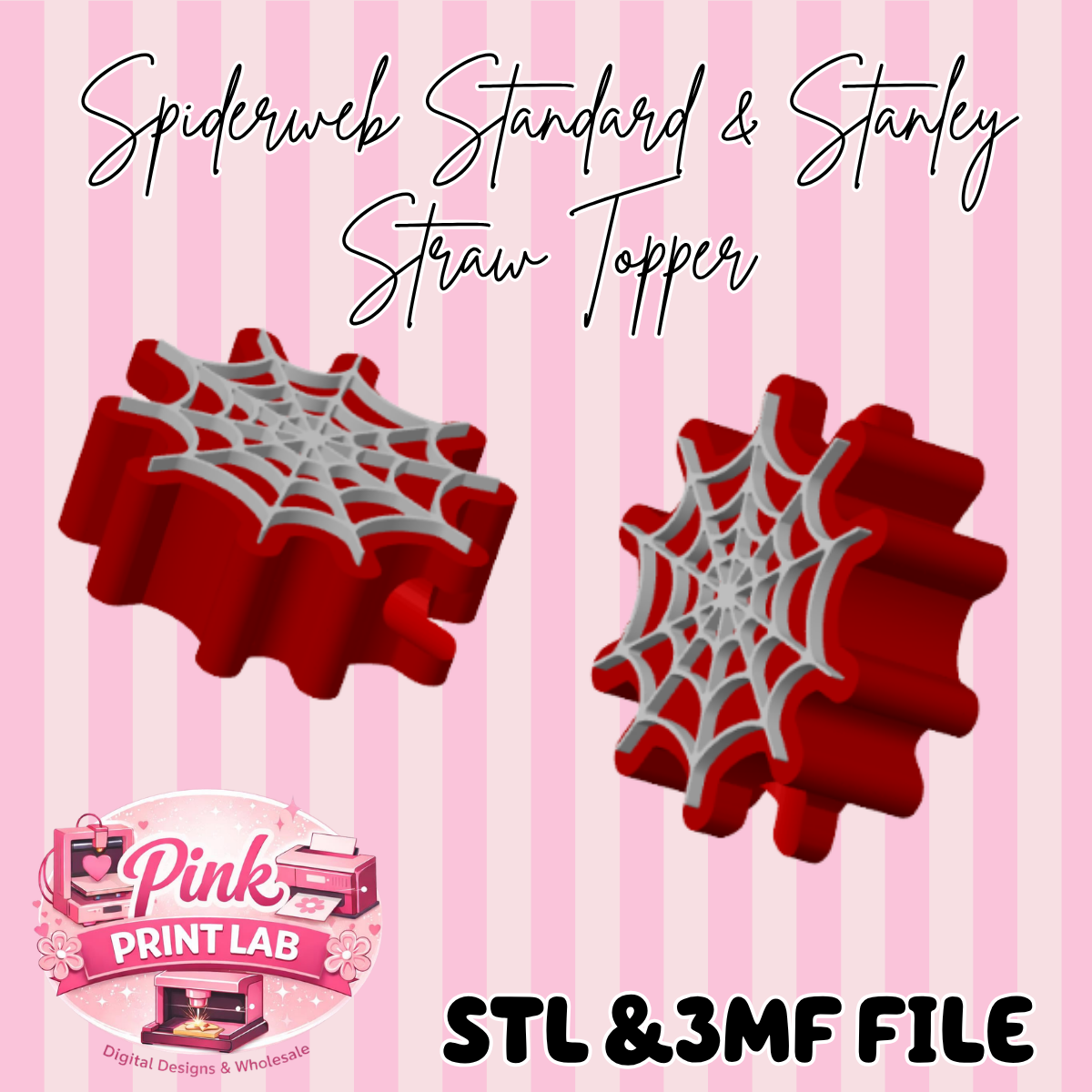 Spidey Spiderweb Standard & Stanley Straw Topper