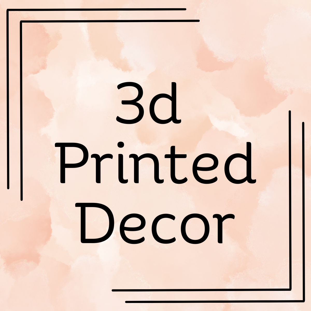 3d Printed Decor
