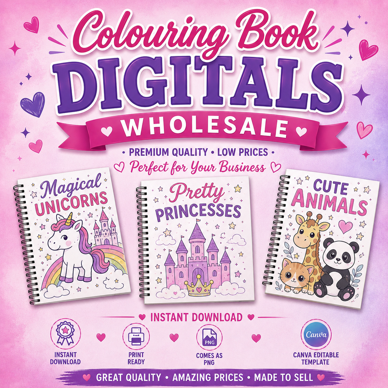 Colouring book digitals