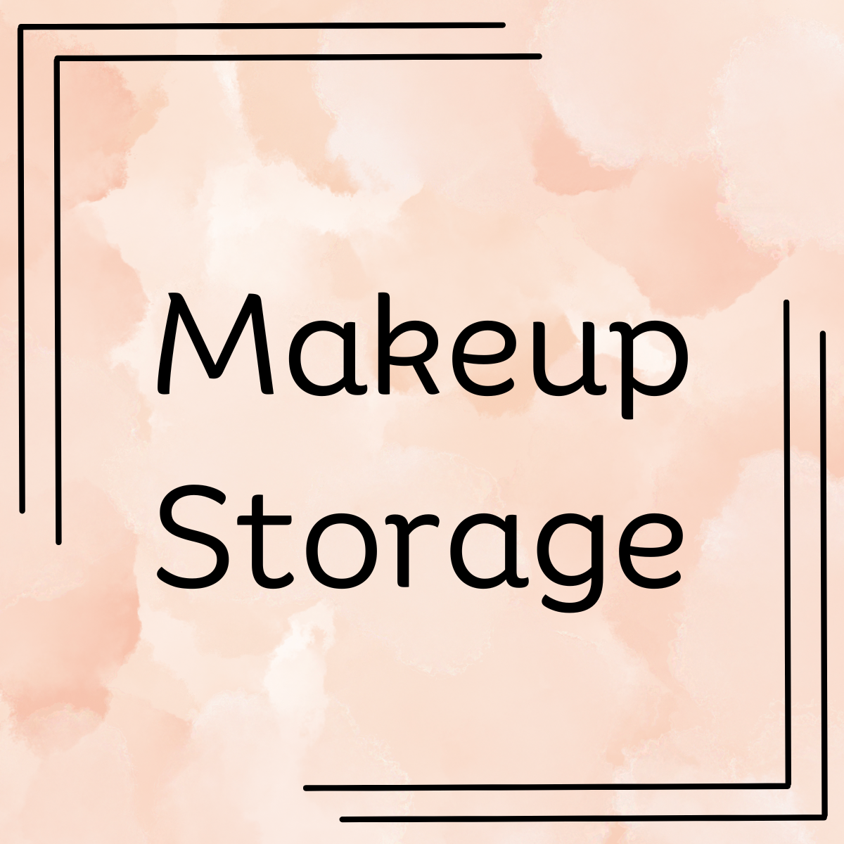 3d Printed Makeup Storage