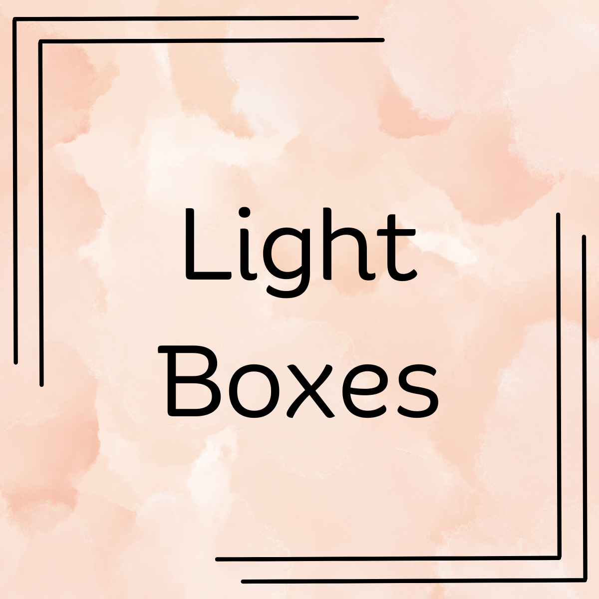 3d Printed Light Boxes