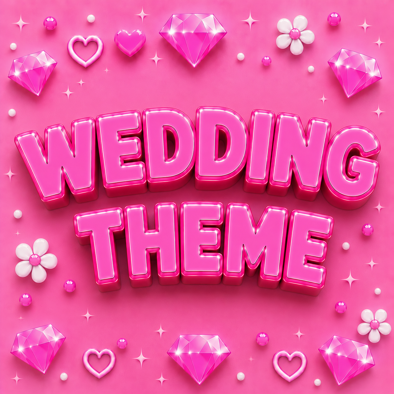 Wedding Theme Uvdtf Decals