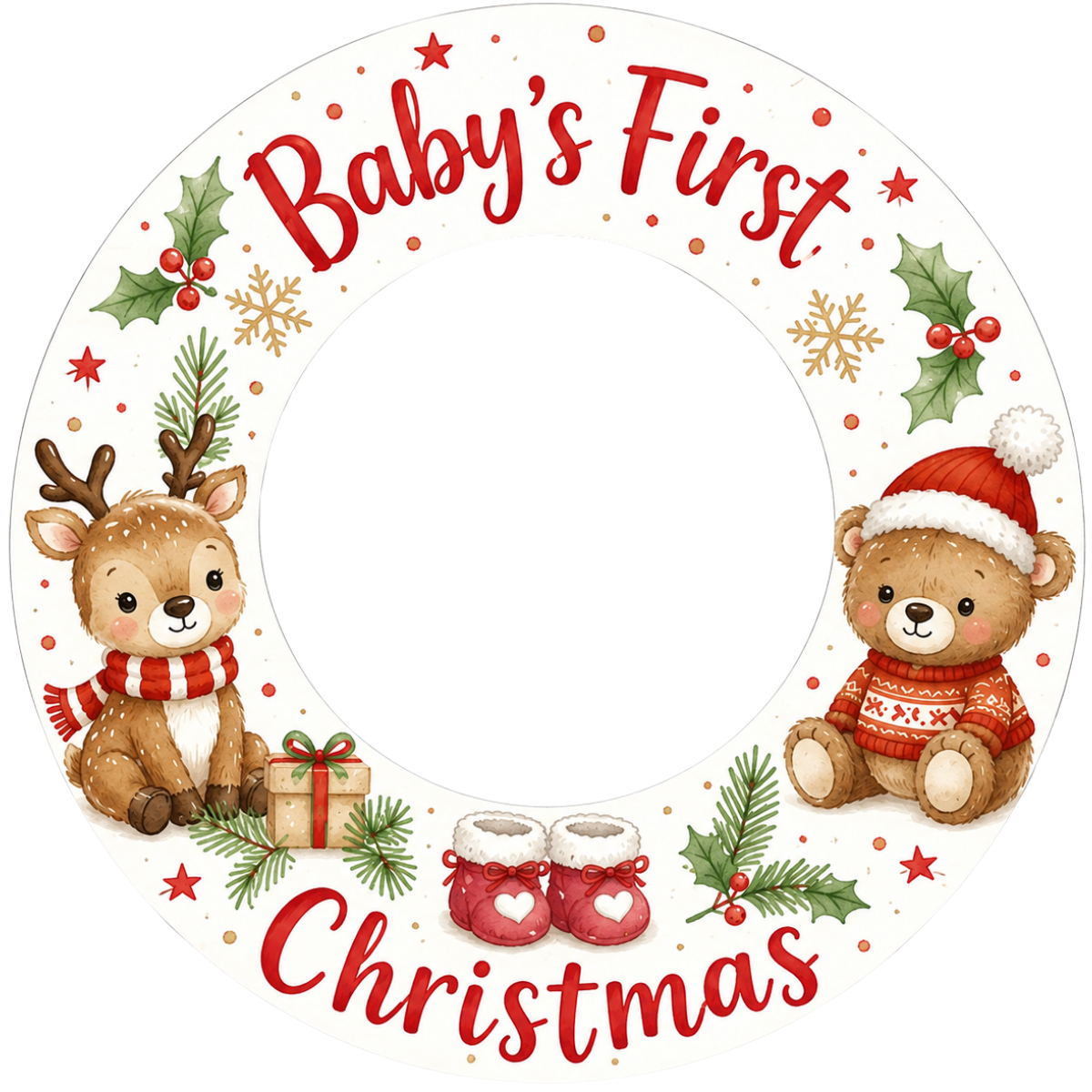 first christmas decal