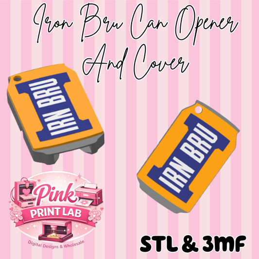 Iron Soda Can Can Opener & Cover