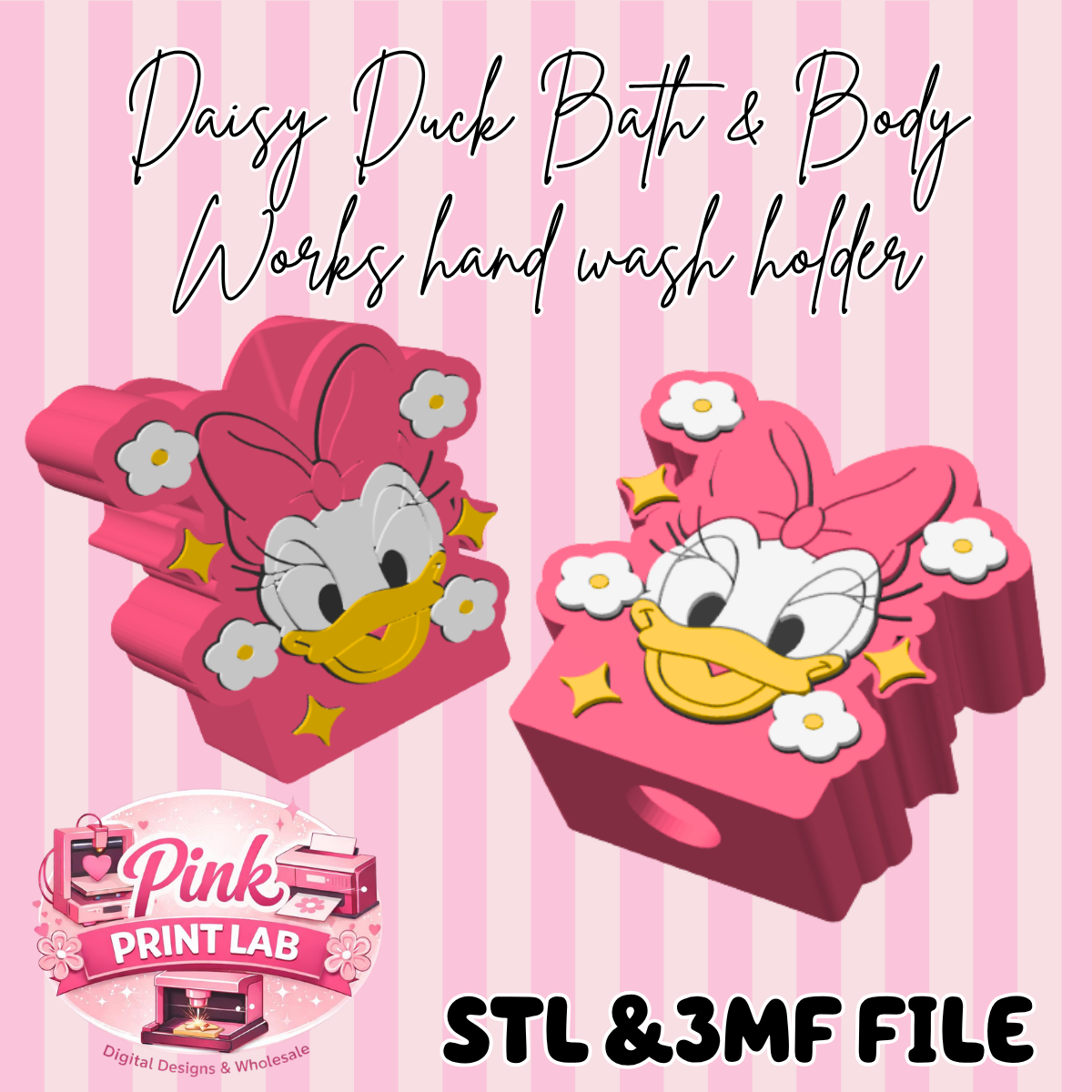 Daisy Duck BBW Holder (DIGITAL FILE ONLY)