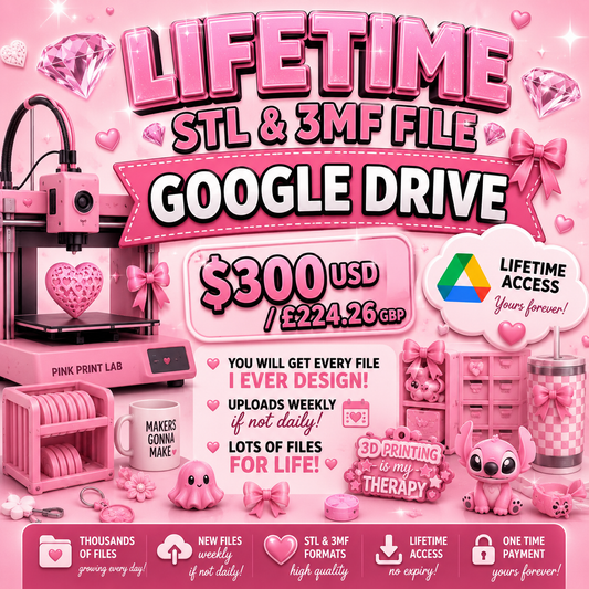 Lifetime Stl & 3mf Google Drive