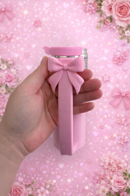 Coquette bow 355ml can holder LID SOLD SEPERATLY OR THERE IS A BUNDLE (STL FILES NOT A PHYSICAL PRODUCT)